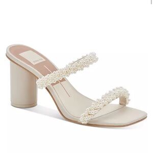 Dolce Vita Noel Pearl-Embellished Heels